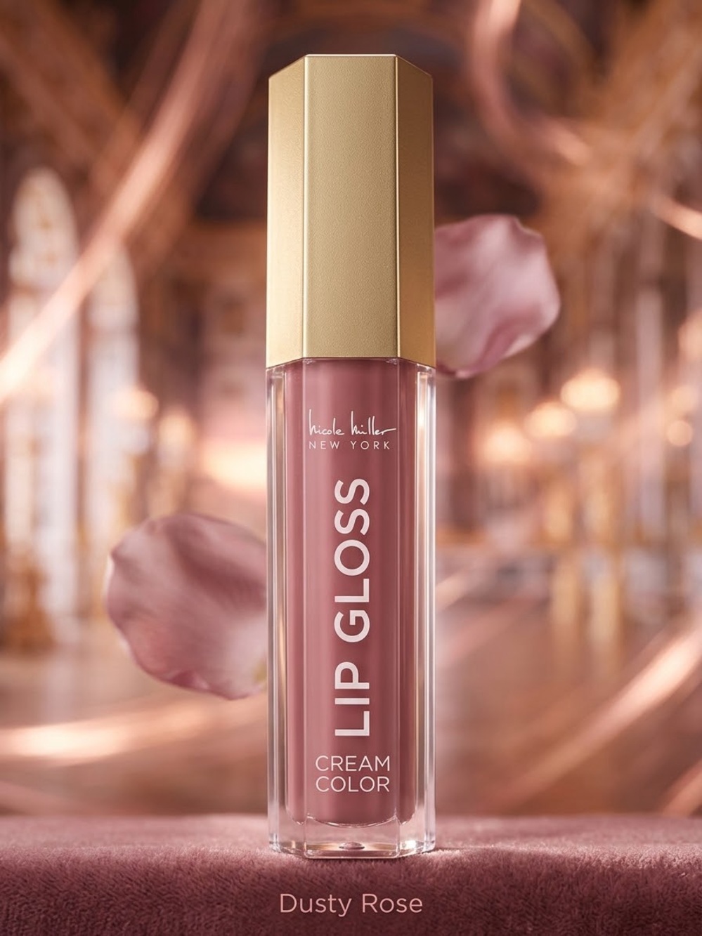 Nicole Miller New York Lip Gloss - Dusty Rose (Mauve Nude)